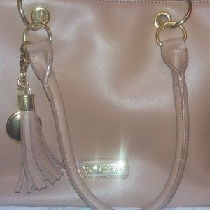 Joy & Iman Tan Leather Hand Bag
